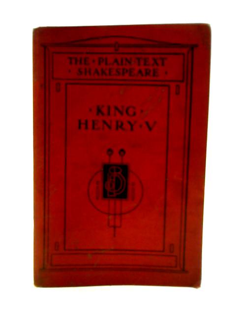 King Henry V By William Shakespeare