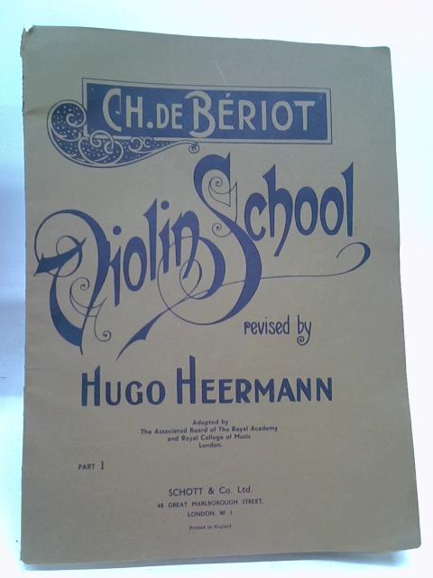 Violin School Op 102 By Ch De Beriot