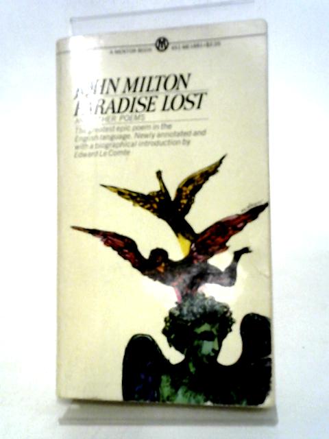 Paradise Lost: Samson Agonistes and Lycidas (A Mentor classic) By John Milton