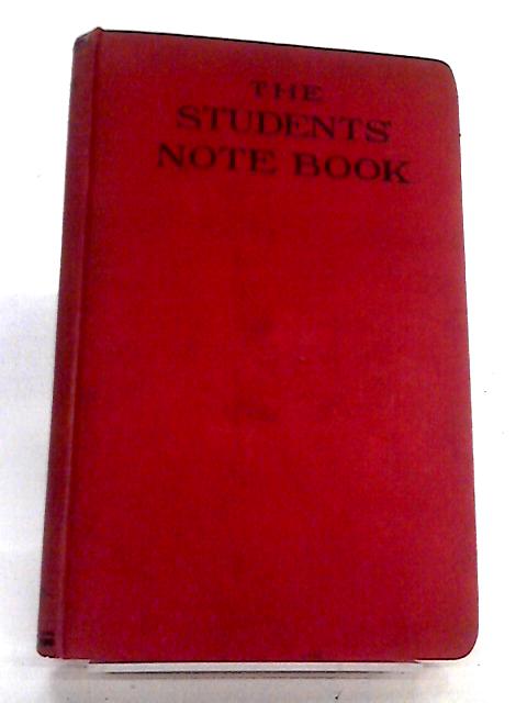 The Students' Note Book By Various