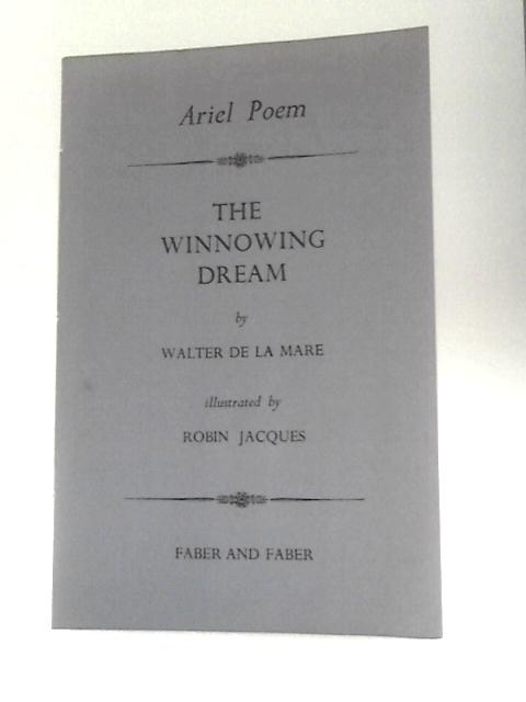 The Winnowing Dream (Ariel Poems Series) By Walter De La Mare