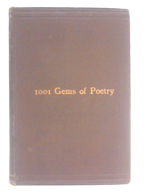 A Thousand and One Gems of English Poetry von Charles Mackay (Ed.)