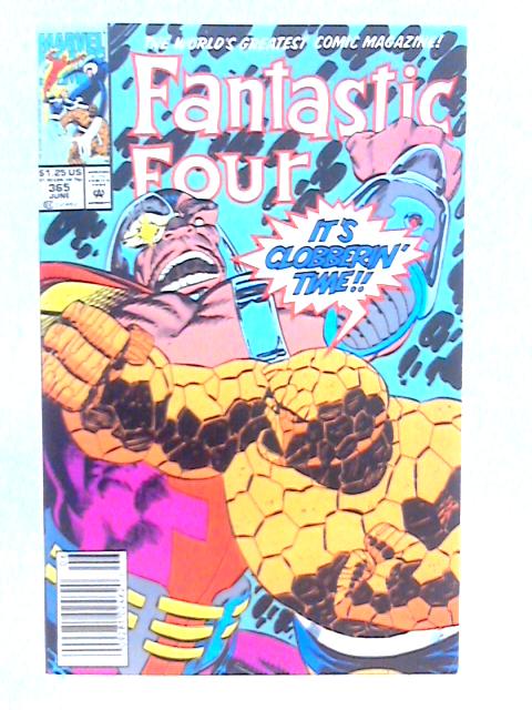 Fantastic Four, No. 365, June 1992 (With Defeat Comes Death!) By Various