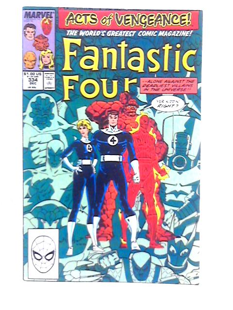 Fantastic Four No. 334 (December 1989) By Various