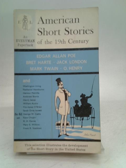 American Short Stories of the 19th Century By Various s