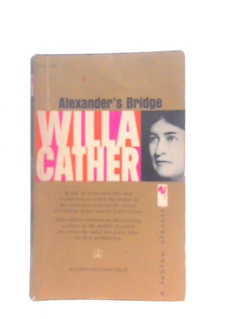 Alexander's Bridge By Willa Cather