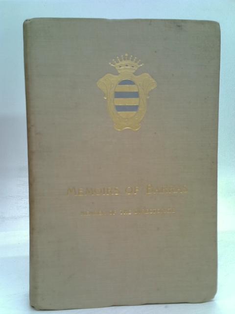 Memoirs of Barras, Member of the Directorate, Volume I By Ed. George Duruy