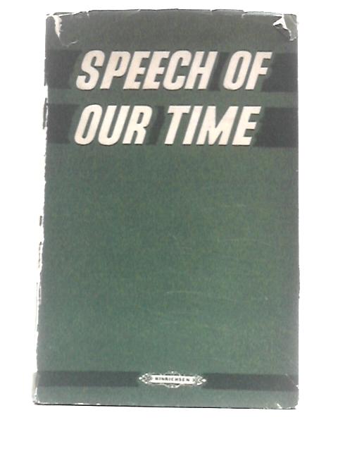 Speech of Our Time von Clive Sansom (Ed.)