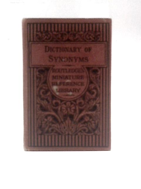 Dictionary of Synonyms By J.A.Farquharson