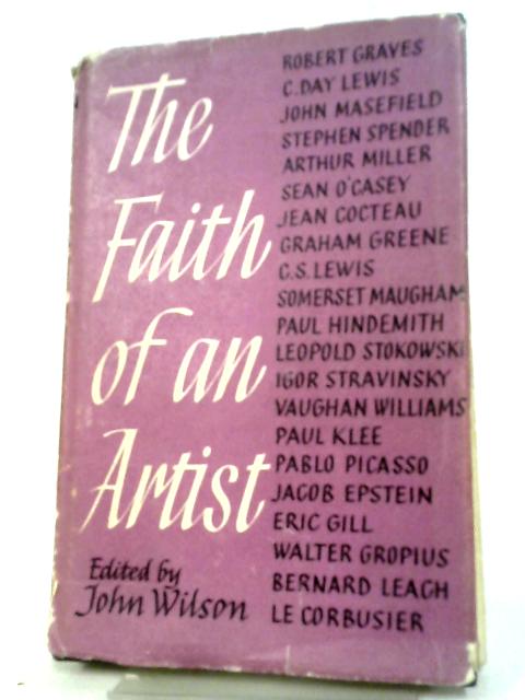 The Faith Of An Artist par J Wilson