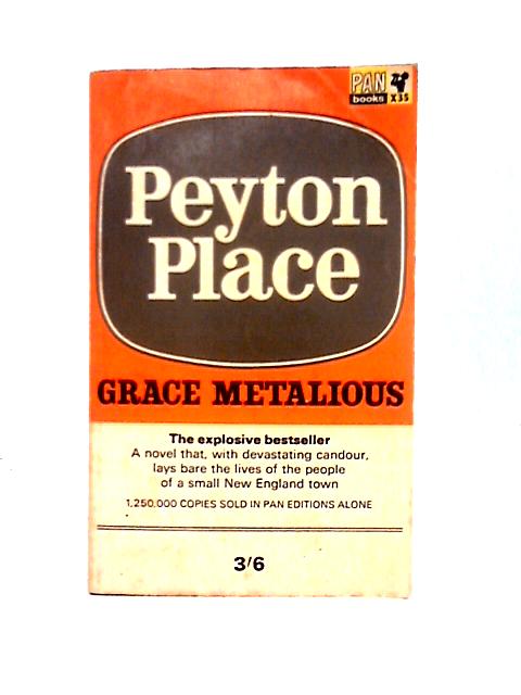 Peyton Place By Grace Metalious