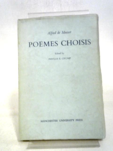 Poemes Choisis von Alfred de Musset