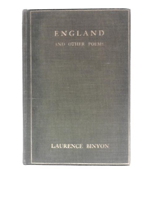 England and Other Poems von Laurence Binyon