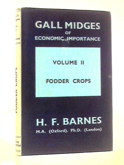 Gall Midges of Economic Importance Vol II By H F Barnes