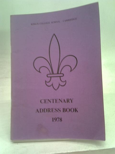 Centenary Address Book 1978 By Stated