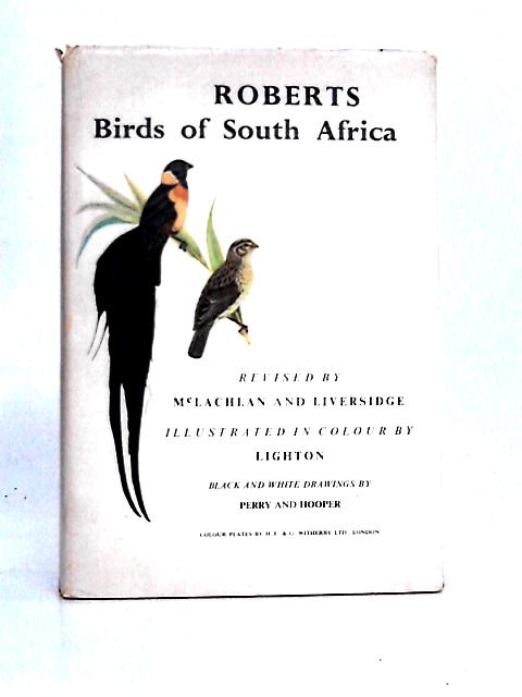 Birds of South Africa By G. R. McLachlan R. Liversidge