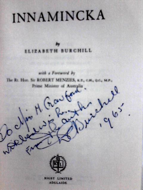 Innamincka von Elizabeth Burchill