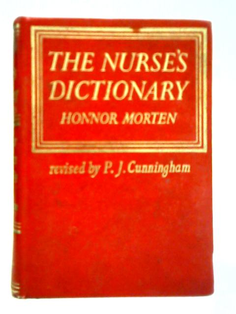 The Nurse's Dictionary By Honnor Morten