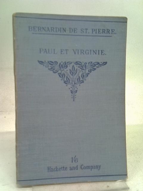 Paul et Virginie By Henri Bernardin de Saint-Pierre