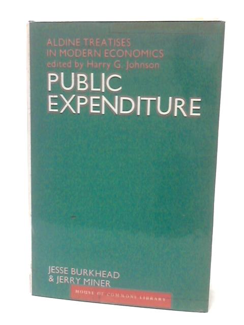 Public Expenditure von Jesse Burkhead