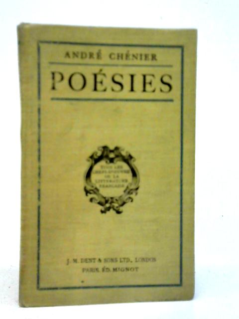 Poesies By Andre Chenier