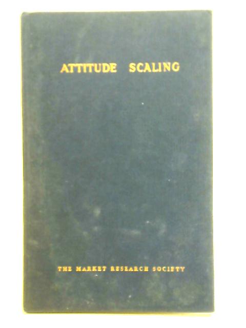 Attitude Scaling By Unstated