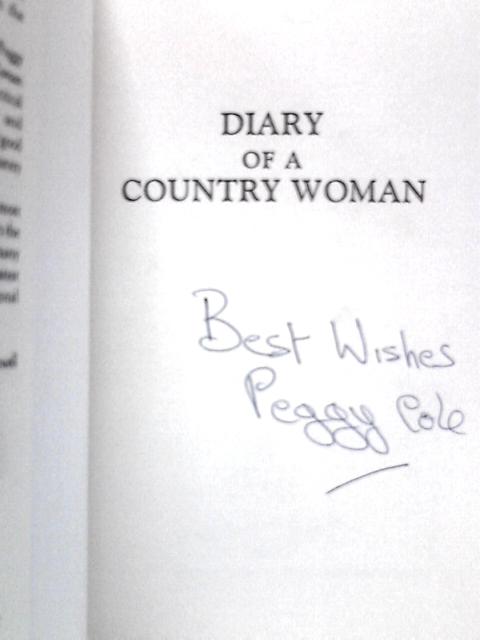 Diary of a Country Woman By Peggy Cole