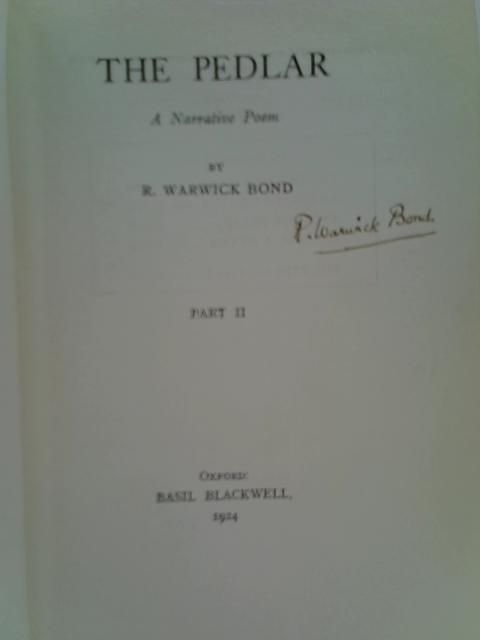 The Pedlar Part II von R. Warwick Bond