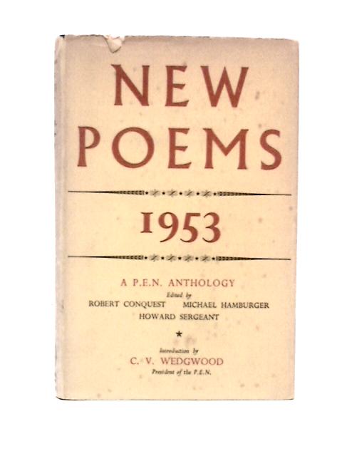 New Poems 1953 von Robert Conquest Et Al. (Eds.)