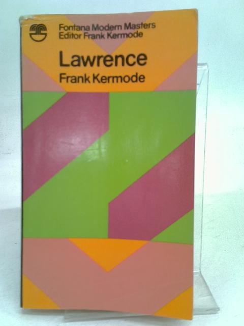 Lawrence (Modern Masters S.) von Frank Kermode