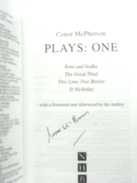 McPherson Plays: One By Conor McPherson