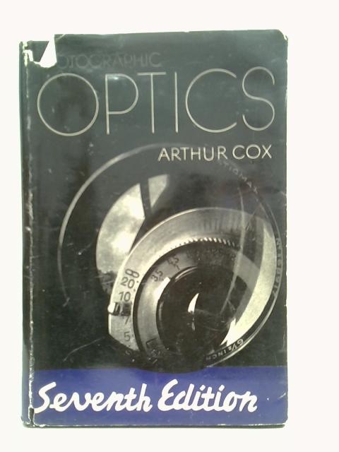 OPTICS - the Technique of Definition By Arthur Cox