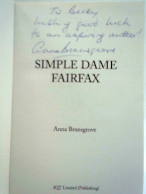 Simple Dame Fairfax By Anna Bransgrove