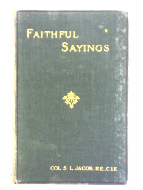 Faithful Sayings By S. L. Jacob