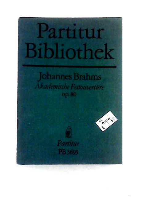 Partitur Bibliothek By Johannes Brahms