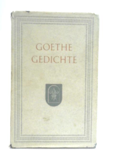 Gedichte By Goethe