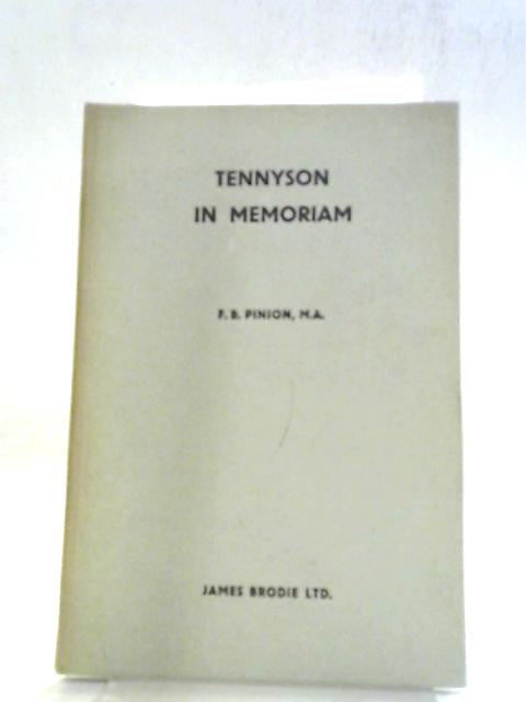 In Memoriam By Alfred Lord Tennyson