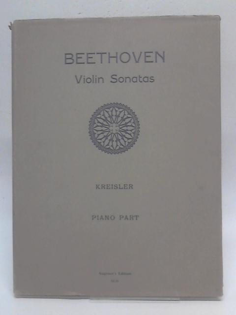 Beethoven Violin Sonatas Piano Part By Beethoven