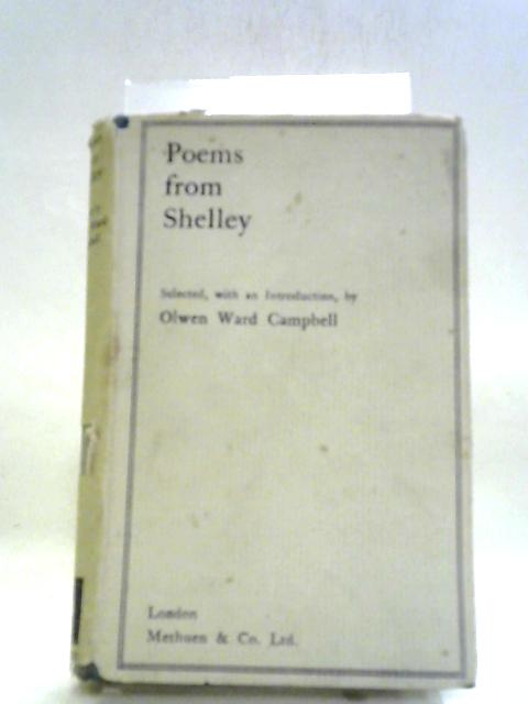 Poems From Shelley By Percy Bysshe Shelley