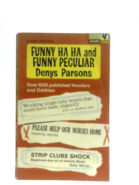 Funny Ha Ha and Funny Peculiar By Denys Parsons