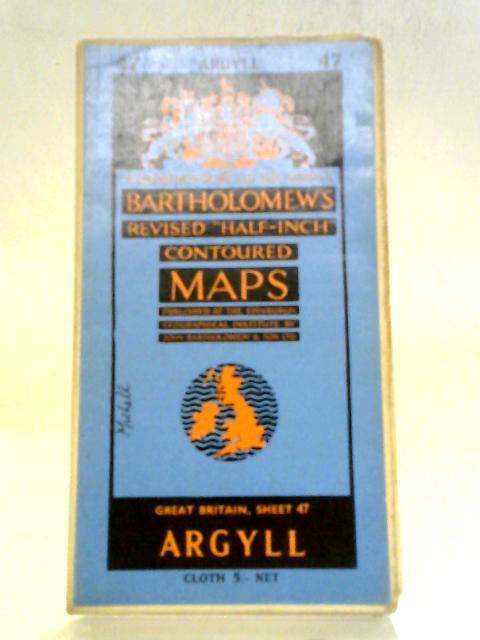 Bartholomew Revised "Half-Inch" Contoured Maps: Argyll By Bartholomew