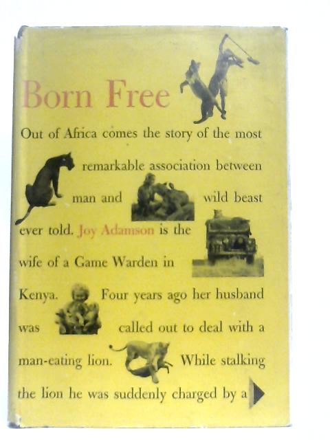 Born Free By Joy Adamson