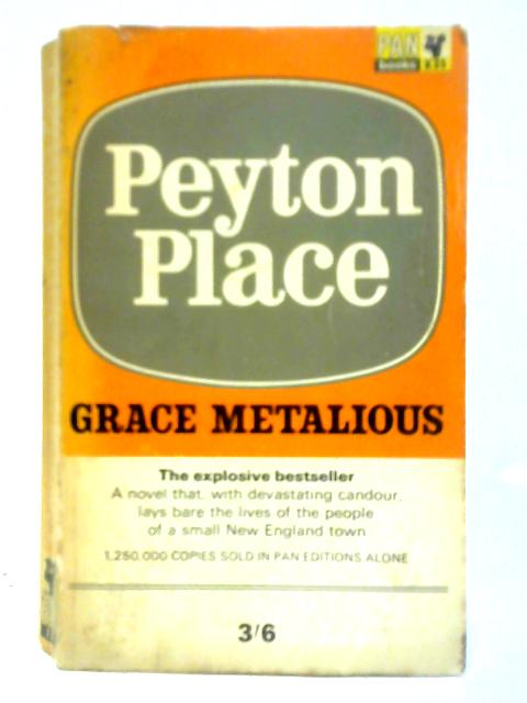 Peyton Place By Grace Metalious