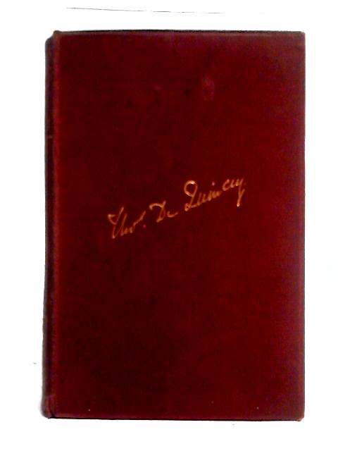 Confessions of an English Opium-Eater