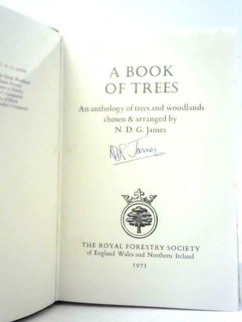 A Book of Trees von N.D.G.James