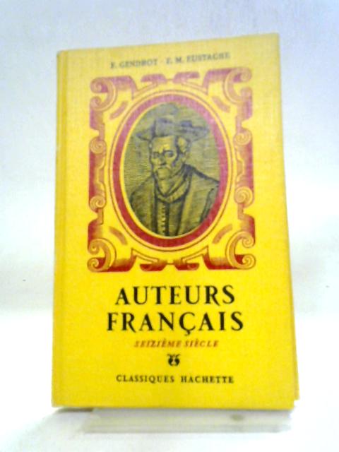 Auteurs Français By F. Gendrot, F.M Eustache
