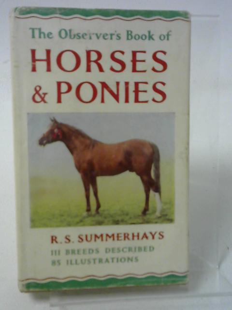 Observer's Book Of Horses And Ponies von Summerhays, R S