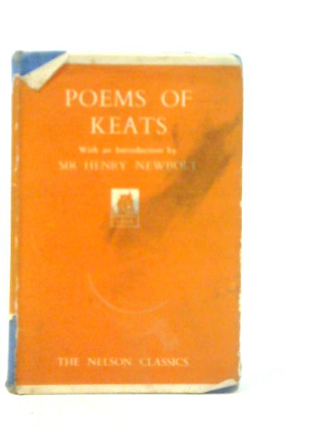 Poems of John Keats By John Keats