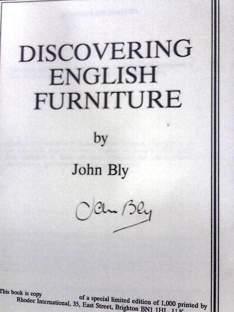 Discovering English Furniture [Quarto Edition] von John Bly