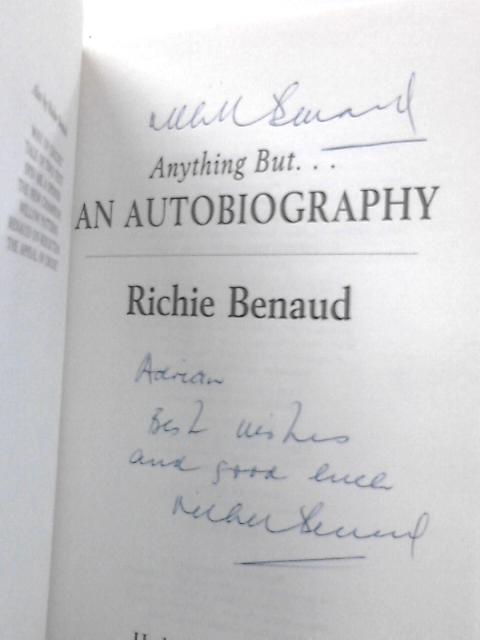 Anything But An Autobiography von Richie Benaud